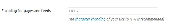 UTF-7 encoding