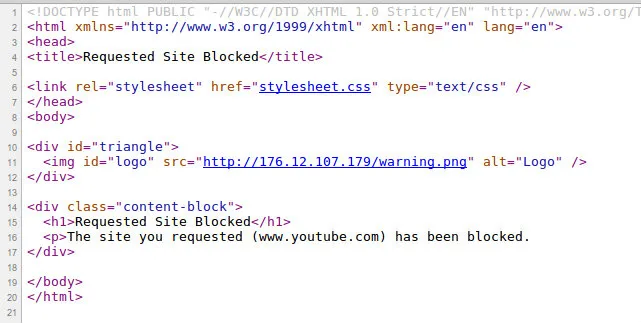 Youtube, blocked