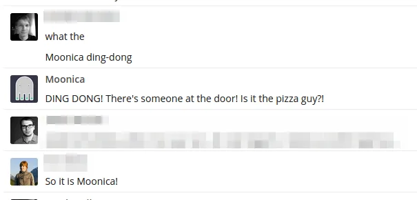 Activating the doorbell from Fleep