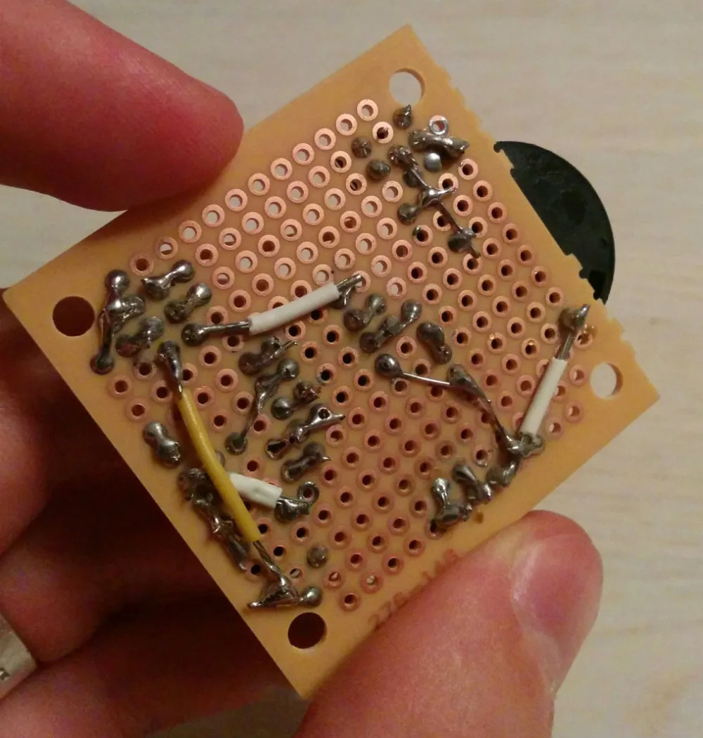 Back view of PCB