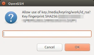 Key use confirmation