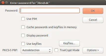 Decrypting the volume