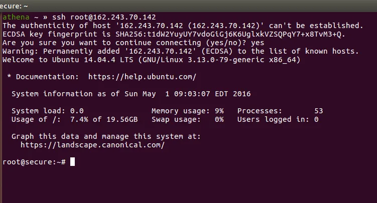 SSH Login