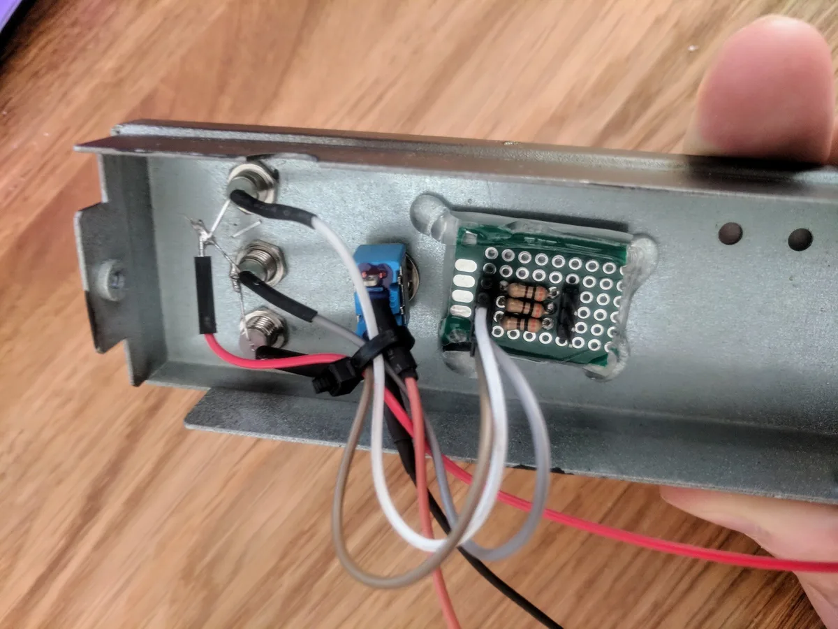 Front panel electronics