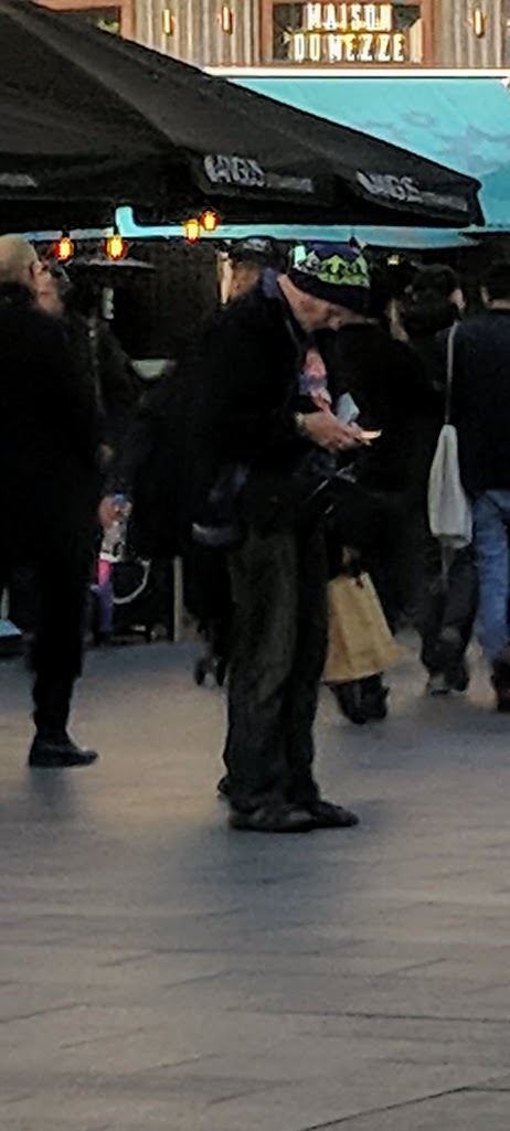 Man on Leicester Square