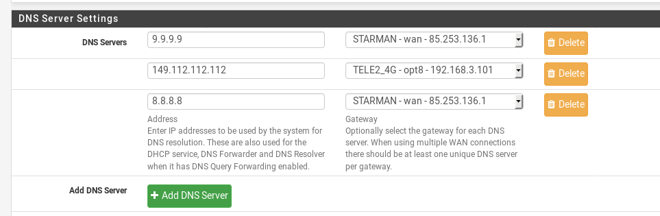 DNS servers