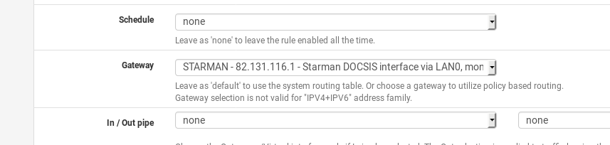 NAS firewall rule