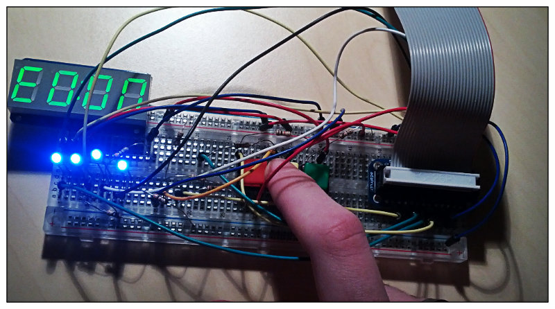 Pomodoro on a breadboard