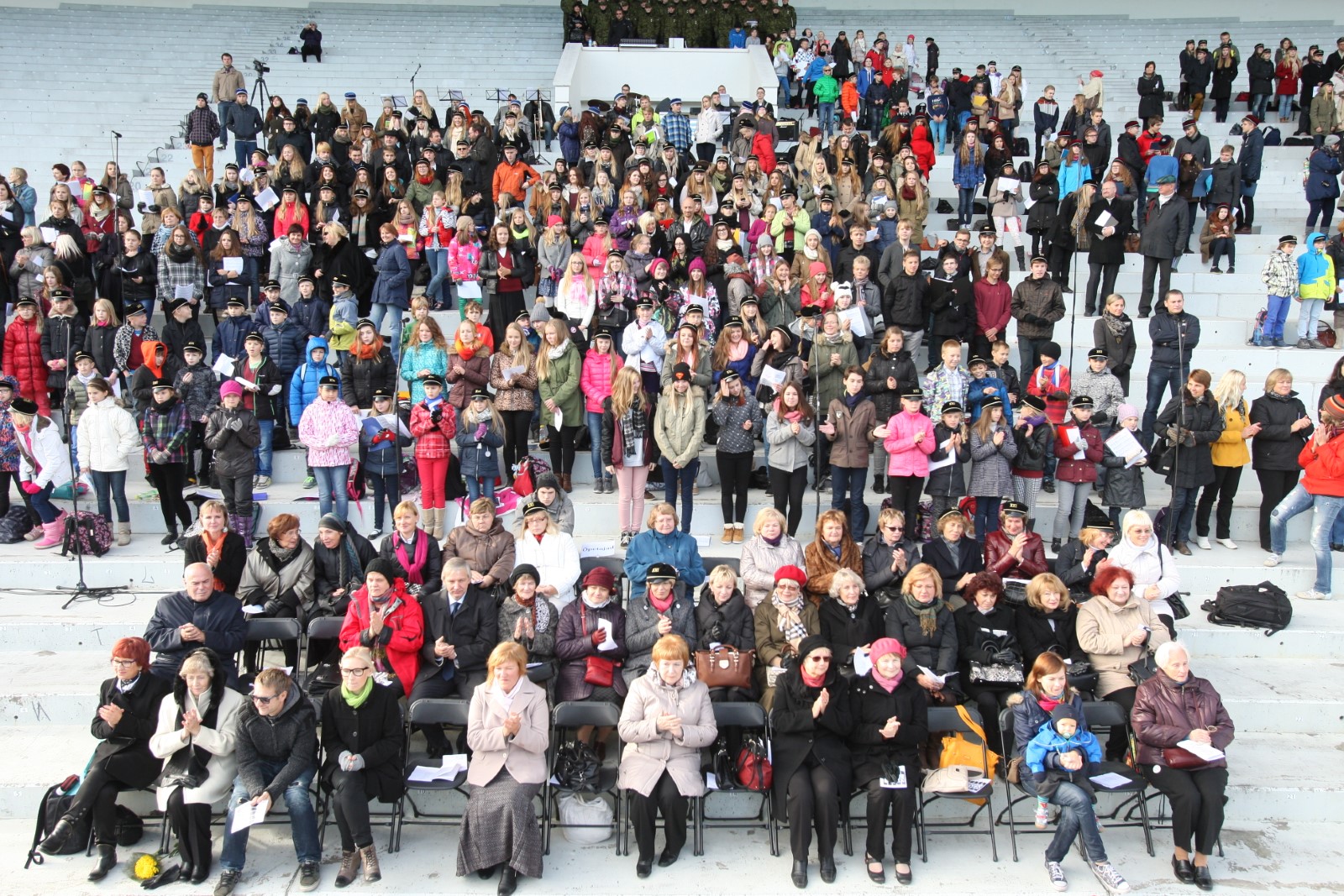 Singing group photo